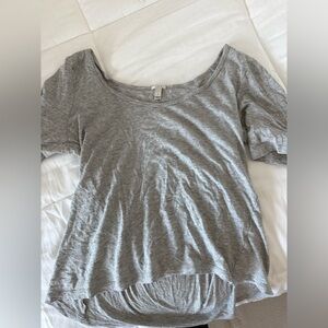 J Crew oversized gray t shirt